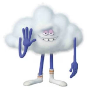 Image of Trolls World Tour Cloud Guy Mini Sized Cardboard Cut Out