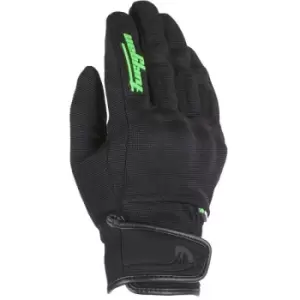 Image of Furygan Jet D3O Black Fluo Green M