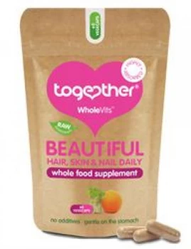 Image of Together Health WholeVit Beautiful Hair Skin & Nail 60 Capsule