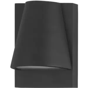 Image of Netlighting Kala Outdoor Down Wall Lamp Urban Grey, Semitransparent, IP44