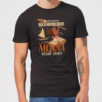 Image of Disney Moana Find Your Own Way Mens T-Shirt - Black - 5XL