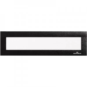 Image of Durable 498601 Ad frame (magnetic) Black (W x H) 236mm x 66mm A4