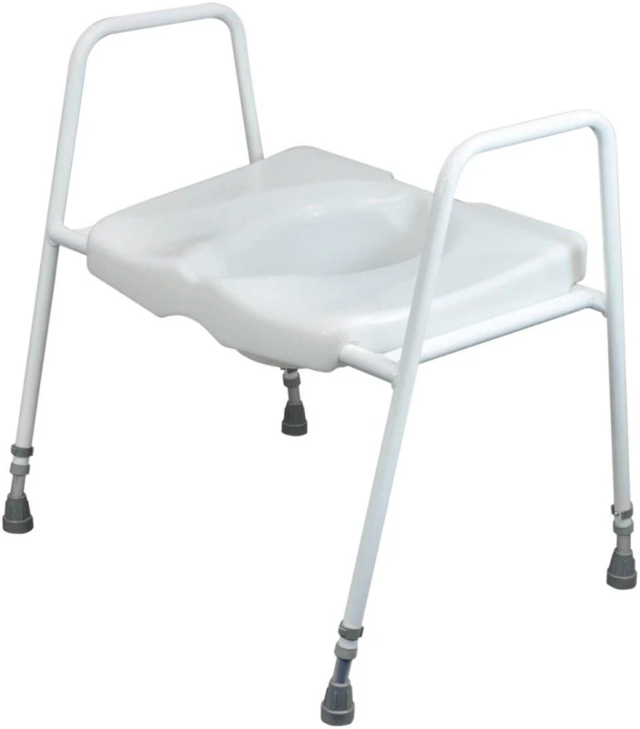 Image of Aidapt President Bariatric Toilet Seat and Frame White