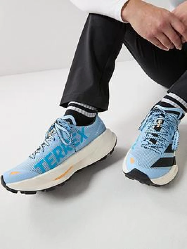 Image of Womens trail running shoes adidas Terrex Agravic Bleu Female 40 2/3