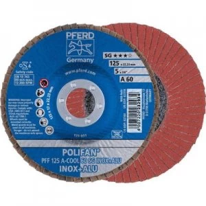 Image of PFERD 67656125 POLIFAN-serrated washer PFF 125 A COOL 60 SG INOX + ALUMINUM Diameter 125mm 10 pc(s)