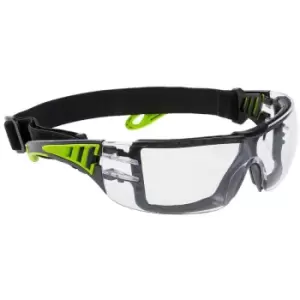 Image of Portwest PS11CLR - sz Tech Look Plus Spectacle - Clear - Clear