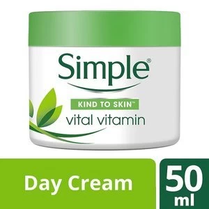 Image of Simple Kind To Skin Vital Vitamin Day Cream SPF 15 50ml