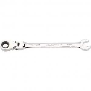 Image of Draper Expert Hi Torq Flexible Ratchet Combination Spanner 9mm