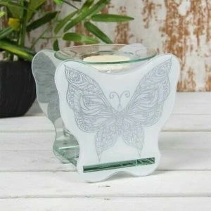 Image of Glass Butterfly Wax Oil Warmer By Lesser & Pavey