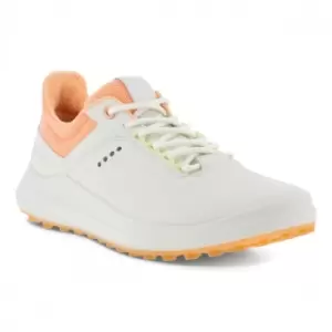 Image of ECCO W GOLF CORE GOLF SHOE - WHITE/PEACH NECTAR - EU41