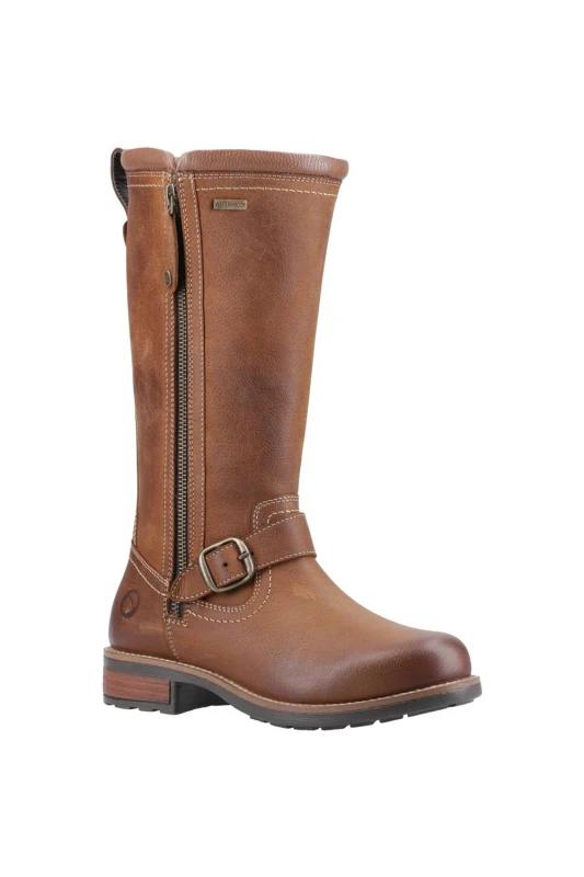 Image of Cotswold Womens Bourton Mid Boot in Tan Size: 4 Tan Female 4