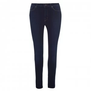 Image of Jack Wills High Waisted Skinny Jeans - Drk Indigo