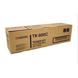 Image of Kyocera TK800C Cyan Laser Toner Ink Cartridge