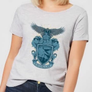 Image of Harry Potter Ravenclaw Drawn Crest Womens T-Shirt - Grey - XL