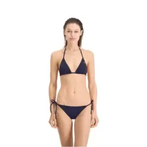 Image of Puma Triangle Bikini Top Womens - Blue