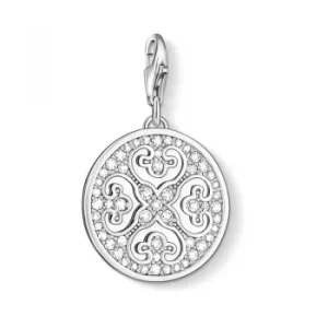 Image of Ladies Thomas Sabo Sterling Silver Charm Club Ornament Charm