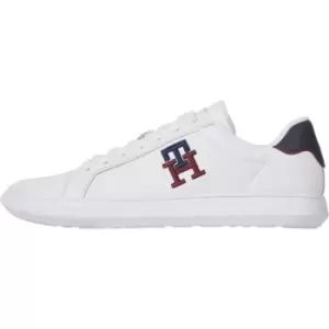 Image of Tommy Hilfiger Cupsole Leather Monogram - White