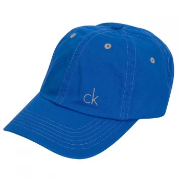 Image of Calvin Klein Golf Klein G Twill Baseball Cap - Cobalt