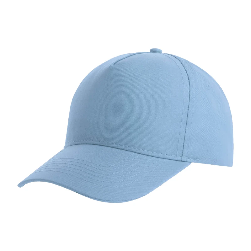 Image of Atlantis Atlantis Men Recy Five Polyester Baseball Cap in Light Blue Light Blue One Size Male 5063107765543