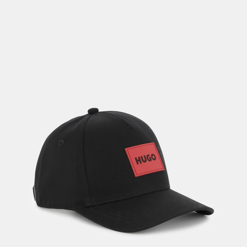 Image of Hugo Kids Logo Baseball Cap Black 09B male Junior