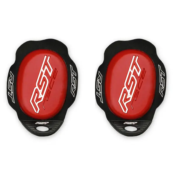 Image of RST TPU Standard Knee Sliders With Puller Red White