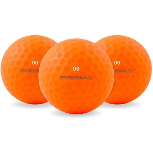 Image of Masters Prisma Flouro Matt TI Golf Balls (Bag of 12) - Orange
