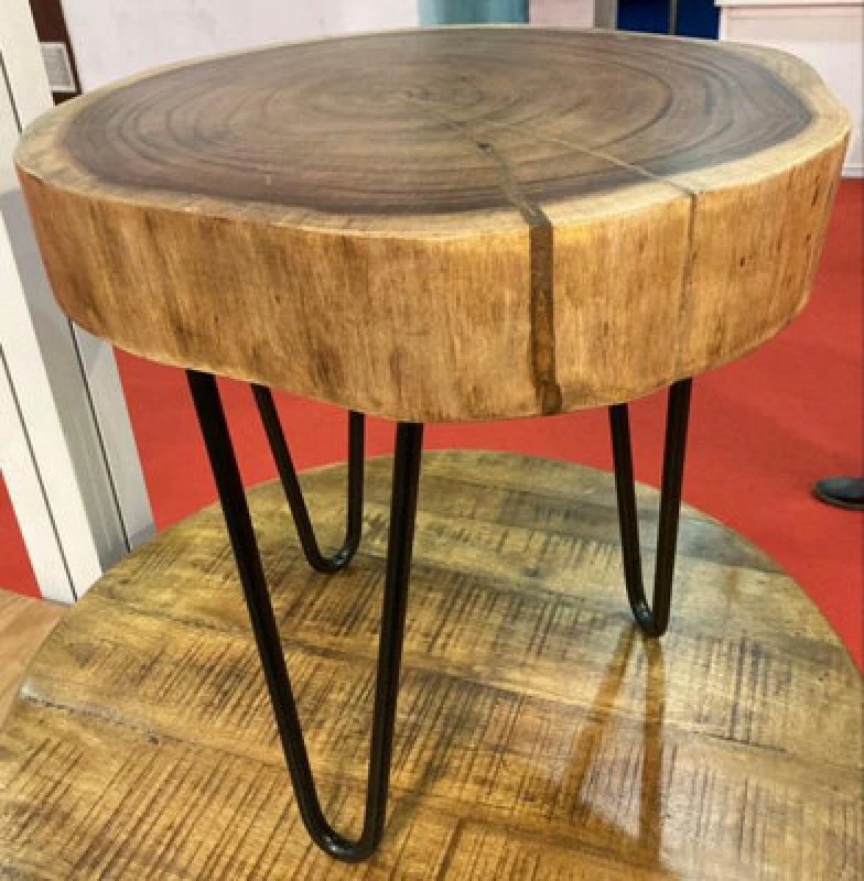 Image of MSL 40cm Wooden Round Stool 9280