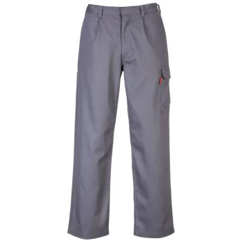Image of BZ31GRRS - sz S Bizweld FR Cargo Pant - Grey - Portwest