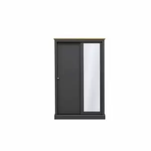 Image of LPD Devon 2 Door Sliding Wardrobe Charcoal