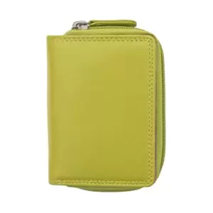Image of PRIMEHIDE London Collection Bifold Purse 6 X Card Slot - Green
