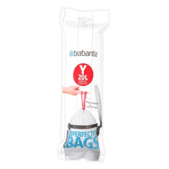Image of Brabantia PerfectFit Code Y 20L Bin Bags - Pack of 20