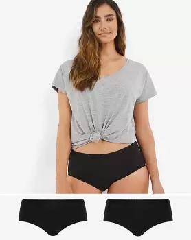 Image of Playtex 2Pack Organic Cotton Midi Briefs