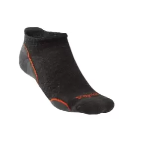 Image of Bridgedale HIKE Ultralight T2 Merino Performance Low Mens - Medium Anthracite / Orange