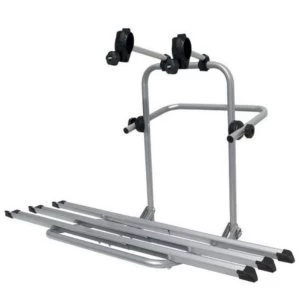 Image of Menabo Boa 4x4 Spare Wheel Rear-Mounted Bike Rack for 3 Bikes - Silver