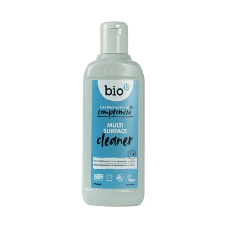 Image of Bio-D Fragrance Free Multi Surface Cleaner 750ml (12 Pack) BMS127a