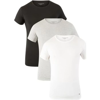 Image of Tommy Hilfiger 3 Pack Premium Essentials T-Shirts mens T shirt in Multicolour - Sizes UK S,UK M,UK L,UK XL,UK XXL