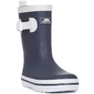 Image of Trespass Boys Girls Trumpet Rubber Welly Wellington Boots UK Size 2 (EU 34, US 3)