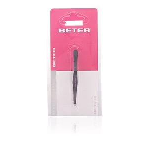 Image of PINZA depilar punta recta acero negro