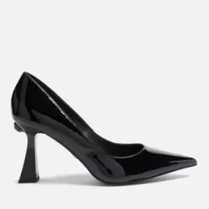 Image of Kurt Geiger London Womens London Patent Court Shoes - Black - UK 5