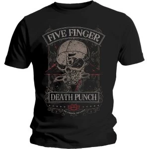 Image of Five Finger Death Punch - Wicked Unisex Medium T-Shirt - Black