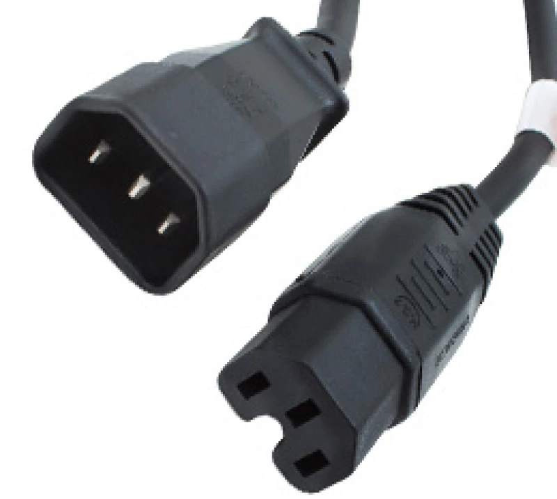 Image of Origin Storage 2m Power Cable - PDU to Switch IEC C14(M)-IEC C15(F)