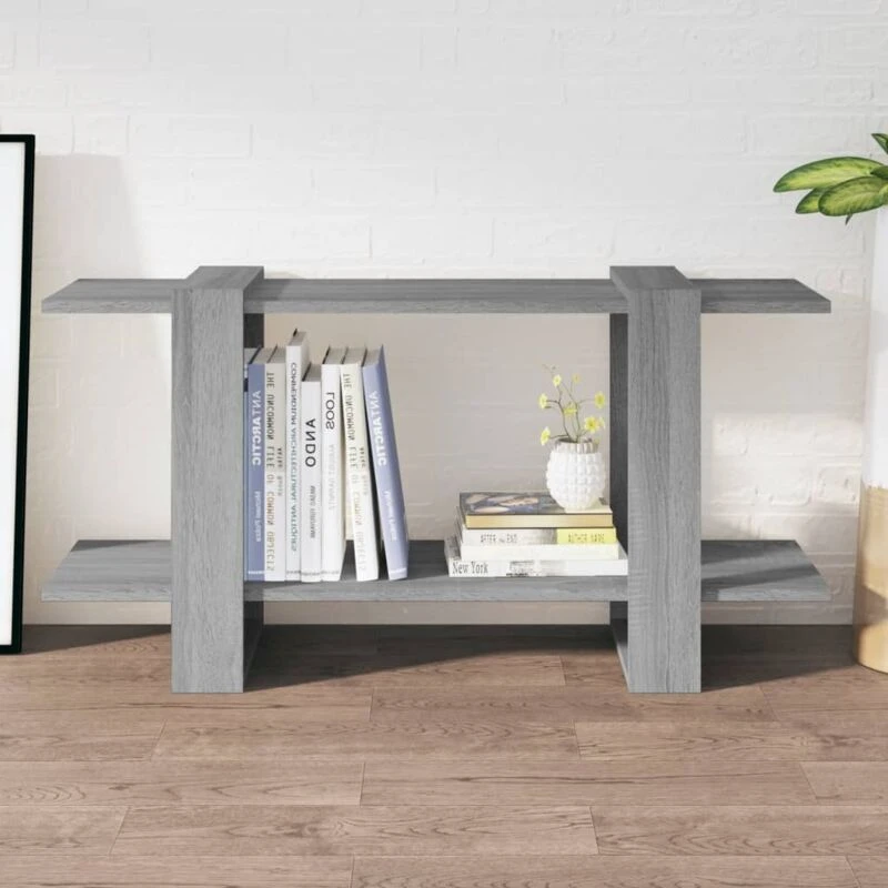 Image of VIDAXL Book Cabinet Grey Sonoma 100x30x51cm Engineered Wood vidaXL 8720286844014