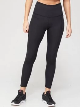 Image of Reebok Workout Ready High Rise Leggings - Black Size M Women