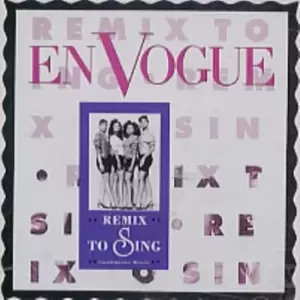 Image of En Vogue Remix To Sing 1991 German CD album 91814-2
