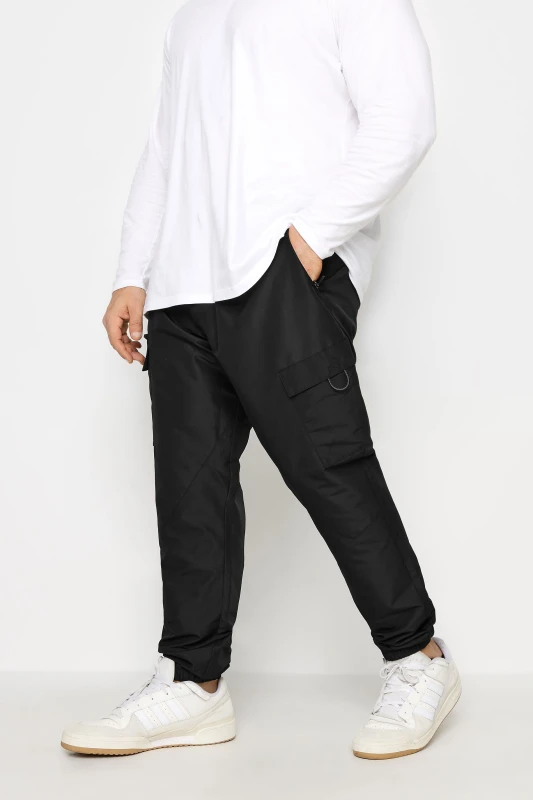 Image of BadRhino BadRhino Men Technical Cargo Trousers in Black Size: 36S Black 36S Male 5063110931874