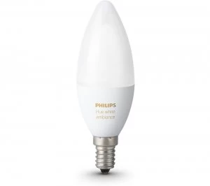 Image of Philips Hue White Ambience Wireless Bulb E14