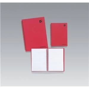 Image of 5 Star A4 Manuscript Book Wirebound Ruled 160 Pages Pack of 5