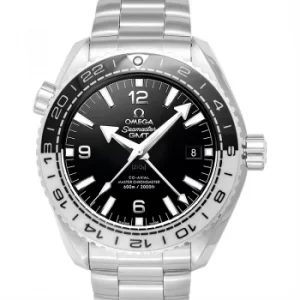 Image of Seamaster Planet Ocean 600M Co-axial Master Chronometer GMT 43.5mm Automatic Black Dial Steel Mens Watch