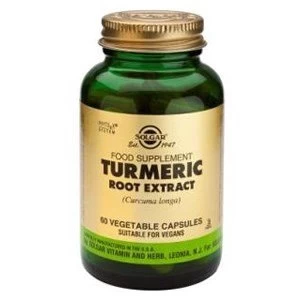Image of Solgar Turmeric Root Extract Vegetable Capsules 60 Caps