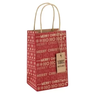 Image of Kraft Christmas Perfume Gift Bag